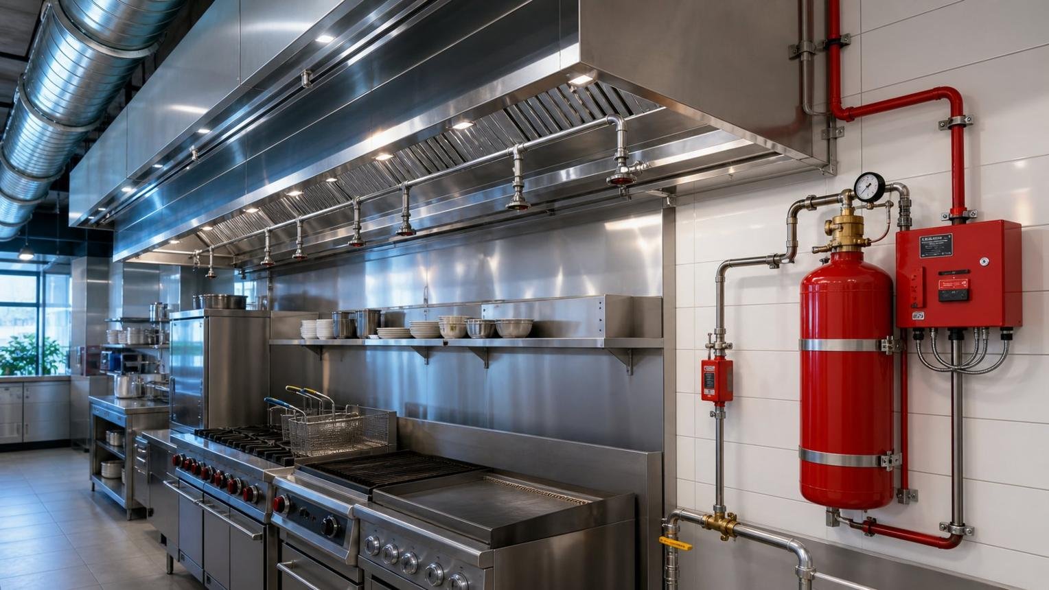 Kitchen Wet Chemical Fire Suppression System