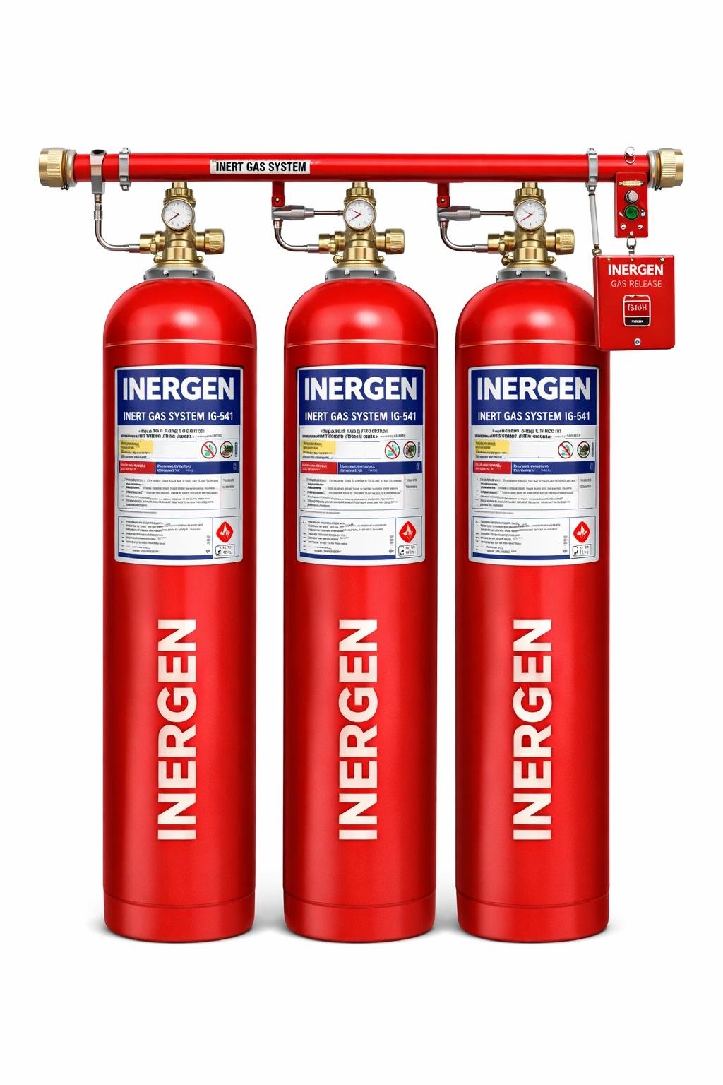 Inert Gas Fire Suppression System